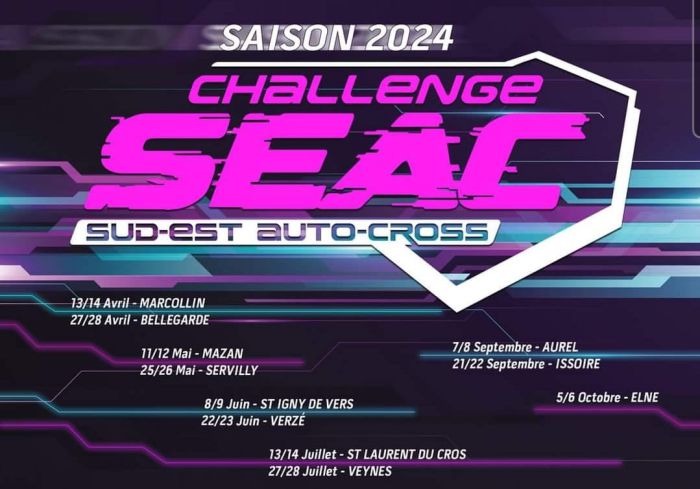 Calendrier Challenge SEAC 2024